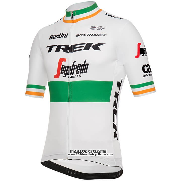 2018 Maillot Ciclismo Trek Segafredo Champion Irlande Manches Courtes et Cuissard